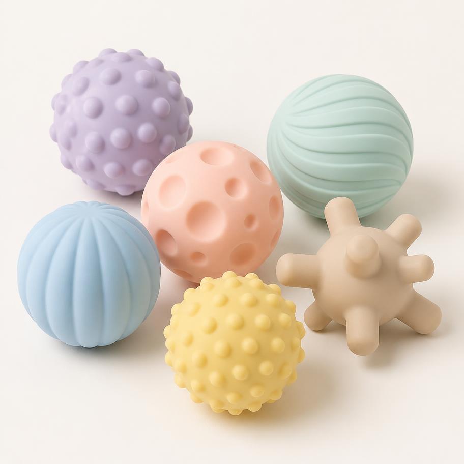Textured Sensory Ball Set (6 pc)